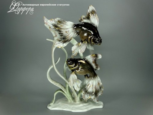 Купить фарфоровые статуэтки Rosenthal, Золотые рыбки, Германия